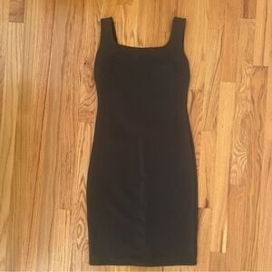 Shinestar Dark Olive Green Square Neck Bodycon Dress – Size M